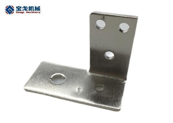 Bending Nickel Plated Ground Bus Bar Kit with 5 Holes Excellent Electrical Conductivity