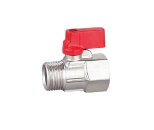 Indústria válvula de esferas de latão PTFE Selo de alta temperatura