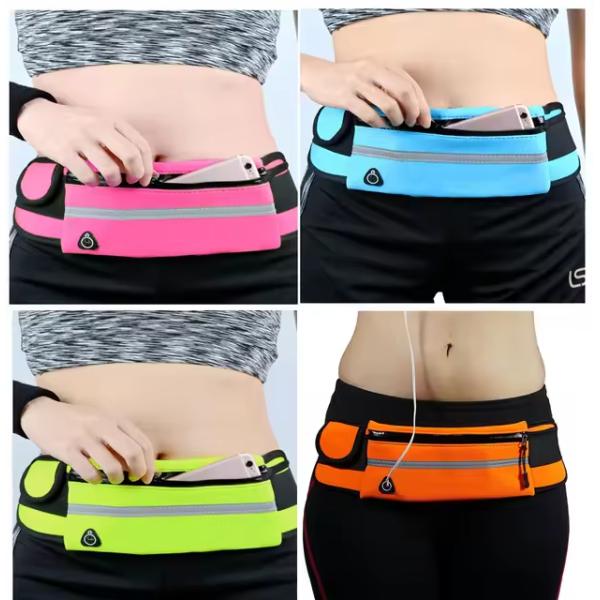 Outdoor Neoprene Waterproof Hiking Cycling Running Belt Waist Bag Customized Color