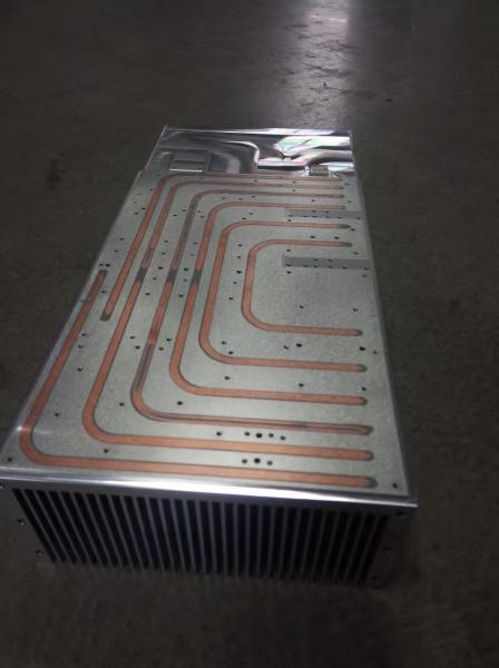 Mature Technology For Water Liquid Cooling Blocks Cold Plate With Copper Tube