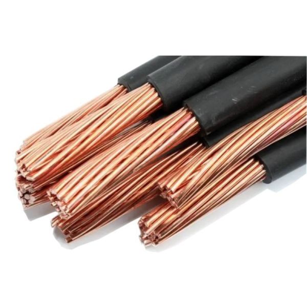 Good Conductivity Rubber Welding Machine Stranded Copper Core Rubber Sheathed Cable