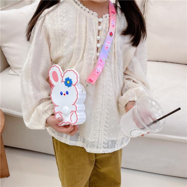 Lightweight BPA Free Silicone Pen And Pencil Box Pop Shoulder Purse Fidget Toys Bag For Girls Corssbody Shoulder Purse