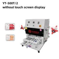Gás semi automático Tray Sealer nivelado do aferidor do calor do recipiente de alimento SUS304