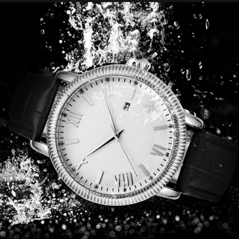 Men Quartz Casual Sports Wrist Watches Sun Patterned Business Watch