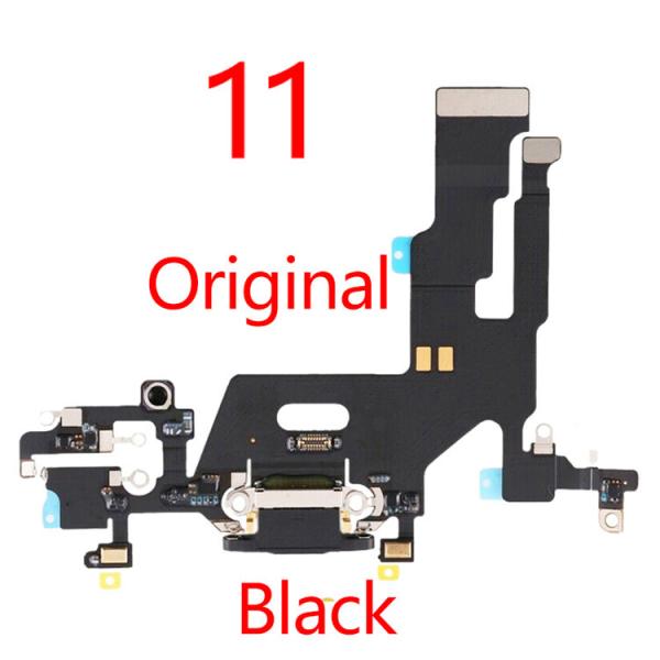 IPhone 11 Pro Max Mobile Charging Flex Cable Audio Replacement Purple / White