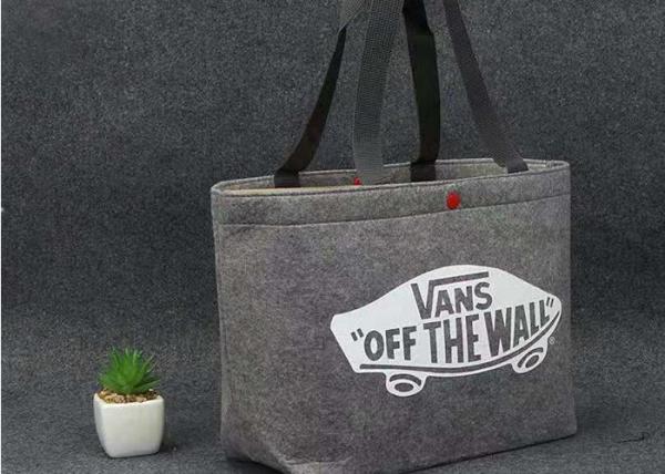 30*30 Cm Felt Bag Organizer , Handmade Felt Bags With Textured Knitted Surface