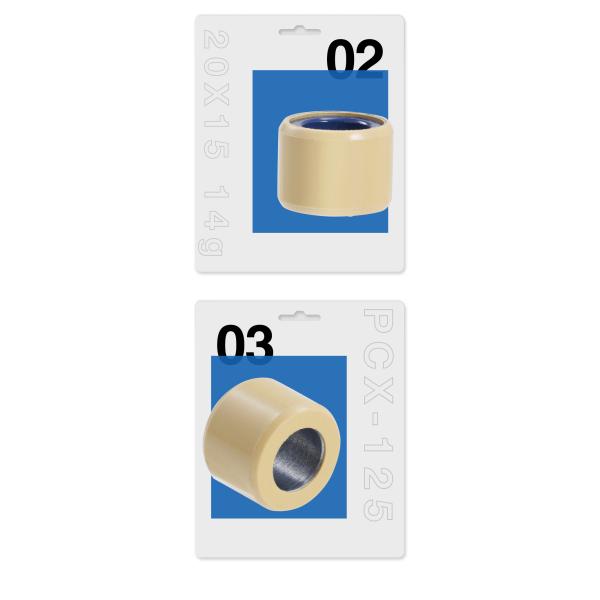 Replace/Repair Motorcycle Transmission Counterweight Roller Set 20*15 for PCX PCX125 PCX150