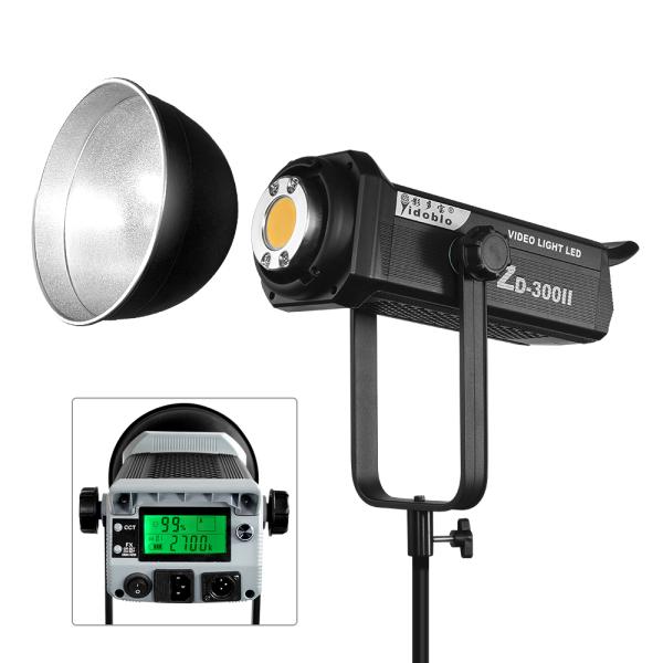 300w haute puissance LED lumière de photographie double température de couleur 2700K-7500K adapté pour le studio de prise de vue de la photographie en plein air remplir la lumière