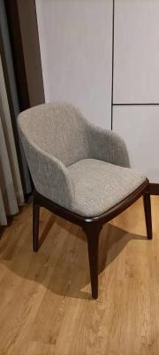 ISO18001 Certified Ash Solid Wood Wooden Hotel Chairs ODM Service