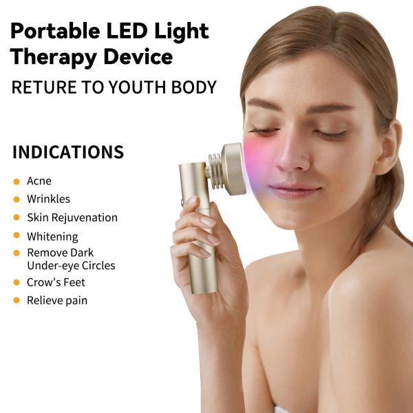 Handheld лампа терапией СИД 460nm 630nm 850nm для подмолаживания/облегчения боли кожи