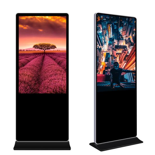 High Definition Standing LED Touch Screen Digital Kiosk Single Double Sided