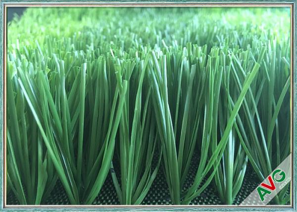 PE Soft Good Rebound Resilience Artificial Football Turf Excellent UV Resistance