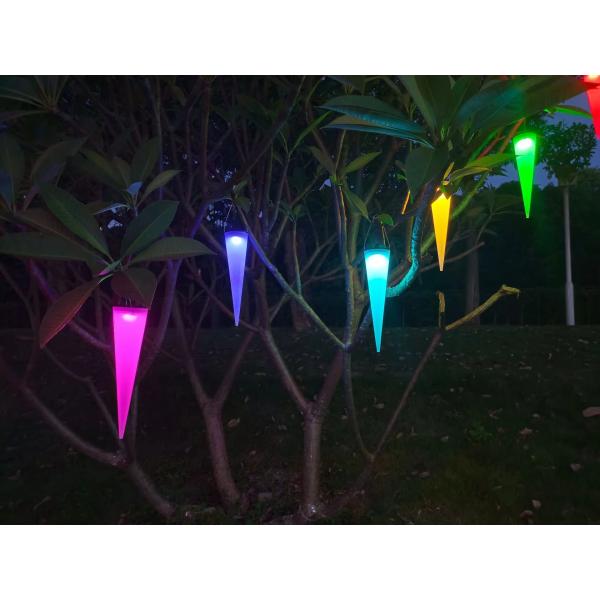Daylight Solar LED Taper Lamp for Courtyard Modern Design Outdoor Lighting Waterproof