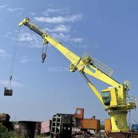 o suporte a pouca distância do mar Crane Telescopic Boom Hydraulic Pedestal de 1.5t 36.6m montou
