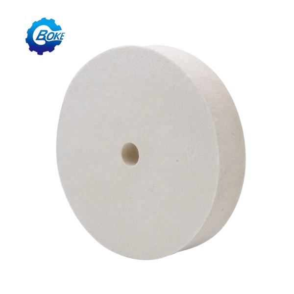 100% Pure Flat Disc Wool Felt Buffing Polishing Wheel For Glass
