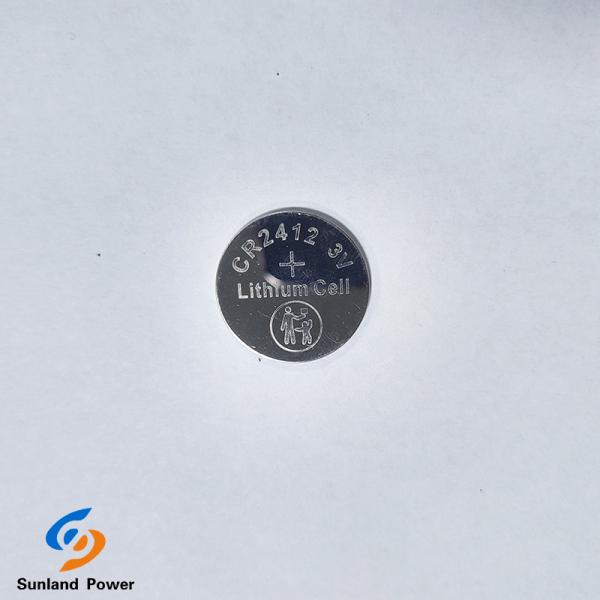 Ультратонкий CR2412 3.0V 100mA LiMnO2 Литий монеты аккумулятор для автомобиля ключ дистанционного управления
