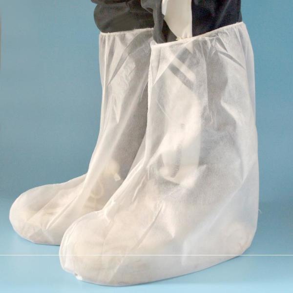 Cobertura para botas descartável à prova d'água SF Cobertura para botas de segurança industrial com tira de amarrar