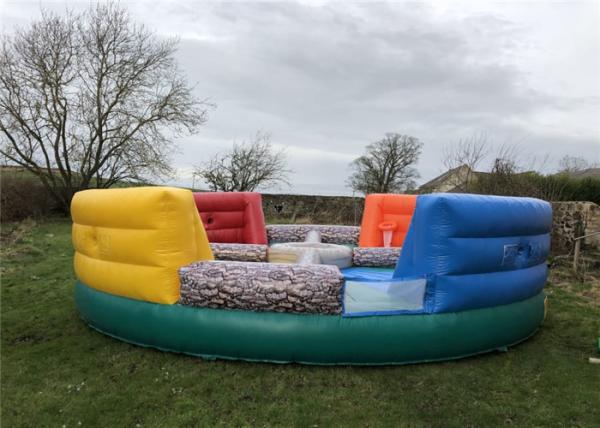 Quick Setup Inflatable Sports Arena 8 Meters Dia Customized With Air Blower Repair Kit