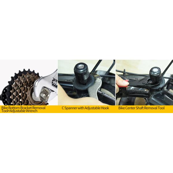 Bike Repair Tool Kit - 16 in 1 Bicycle Multitool Mountain Bike Tool Cycling Maintenance, Bike Hex Key Wrench