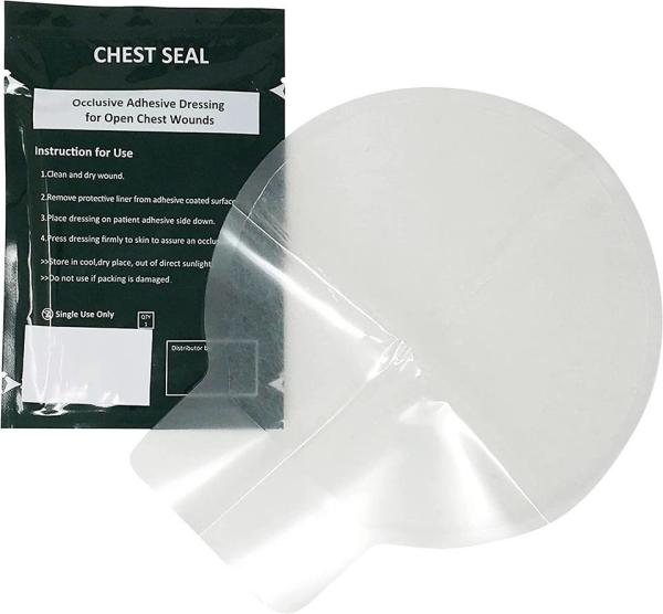 OEM Wholesale First Aid Kit Emergency Wound Dressing for Opening Chest Wound Hydrocolloid Dressing Bandage