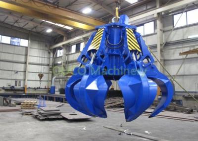 High Stability Excavator Rock Grapple Orange Peel With Strong Structure
