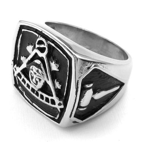 Tagor Jewelry Super Fashion 316L Stainless Steel Casting Rings Collection PXR002