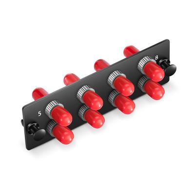 P8STSXSMF 8 ST St Fiber Patch Panel 8 Fibers OS2 Single Mode Enclosures & Cabinet