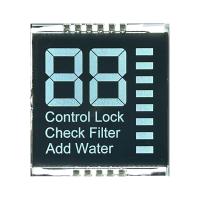 Negativo VA Vista completa Segmento transmisor Pantalla monocromática LCD personalizable