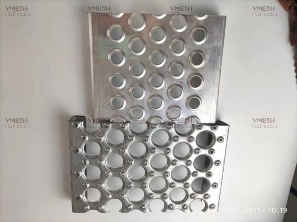 Aluminum 3.5mm Round Hole Non-Slip Safety Grating for Stair Treads