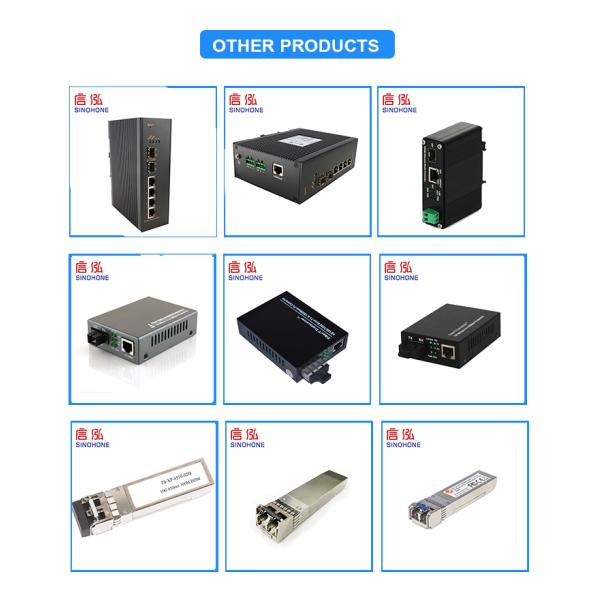 Single Mode Fiber Optic Media Converter Gigabit 50hz Long Delivery Distance