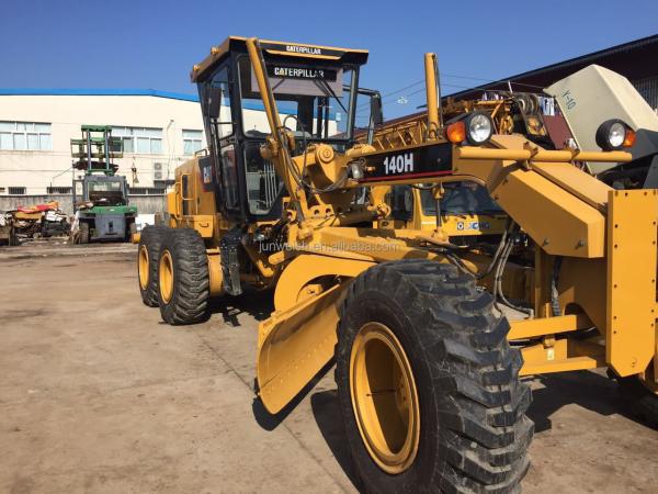 140G 140K 140 Motor Grader Secondhand CAT with 6CTA8.3 Engine Model and 16000 kg Weight