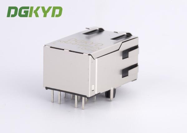 Conector das telecomunicações com Magnetics integrado RJ45 Jack Single Port modular 25.4mm