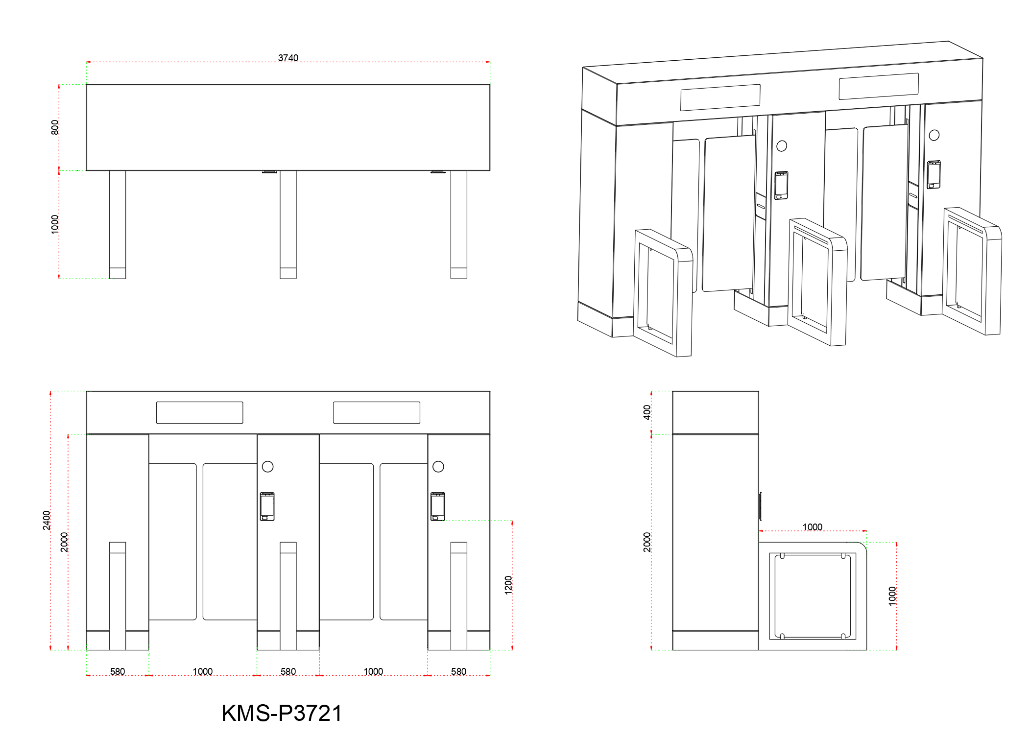Full Height Sliding Gate Effectively Prevents Climbing Over Or Crawling Through