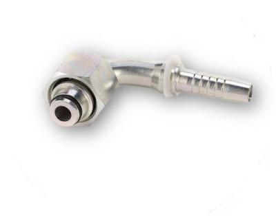 Galvanized Sheet 90 Degree Metric Female 24 Degree Cone O-Ring 20591 Hydraulic Hose Fitting