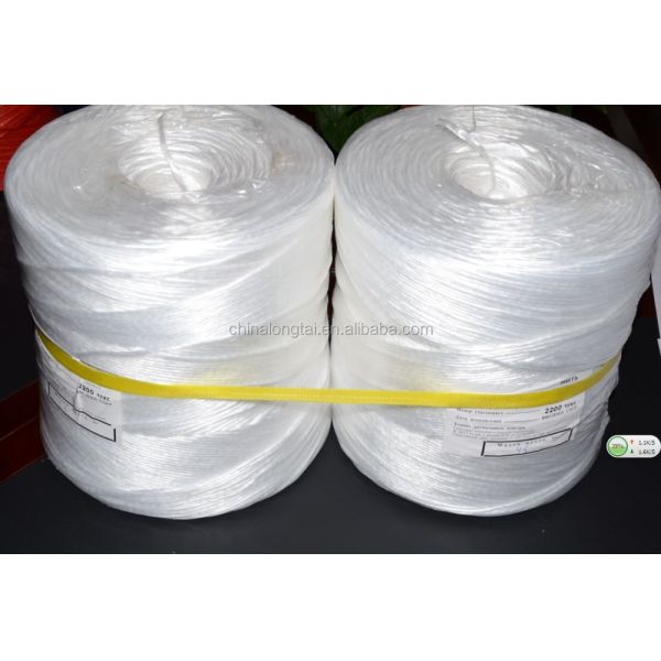 UV Resistant High Tensile Strength Polypropylene Baler Twine with Customizable Length for Agriculture