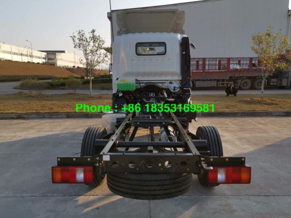 4x2 Euro 3 LHD 1880 Cabin 5T Light Cargo Truck For Vegetables