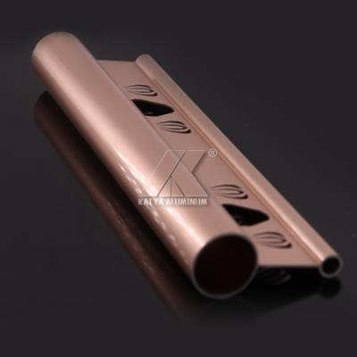 6063 têmpera produzível à máquina material de Rod de cortina T5 espessura de 0.8mm - de 1.5mm