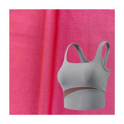Tecido Lycra Yoga Spandex de Nylon Anti-UV Respirável em cor personalizada para roupas de yoga