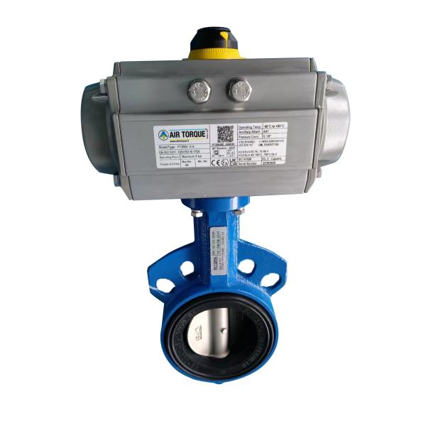 RTO Industrial Butterfly Valve Высокопроизводительный пневматический клапан