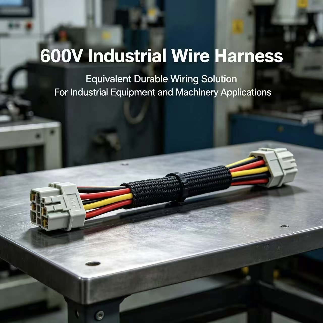 600V Copper Industrial Wire Harness Aerospace Coaxial Cable ODM