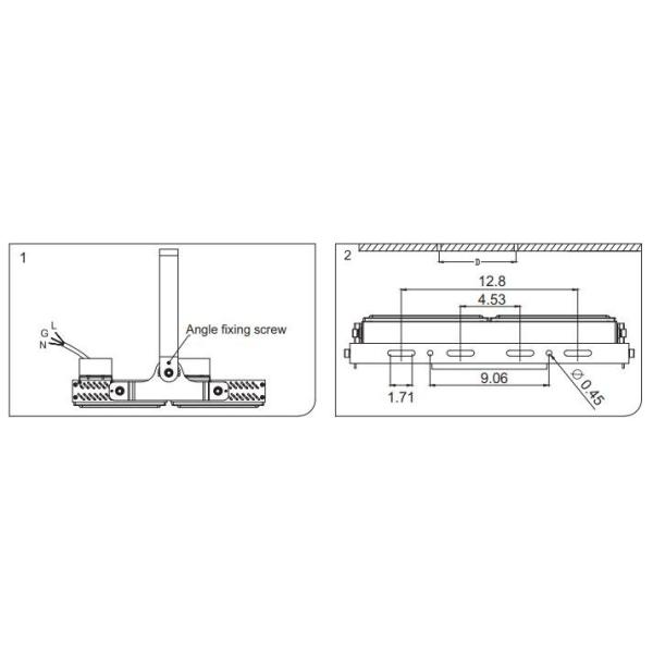 Sport LED Flood Lights For Football Field Stadium Lighting Fixtures