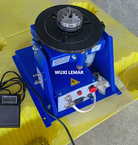 Compact 10KG Rotary Welding Positioner 360 Degree Rotation Tilting Worktable