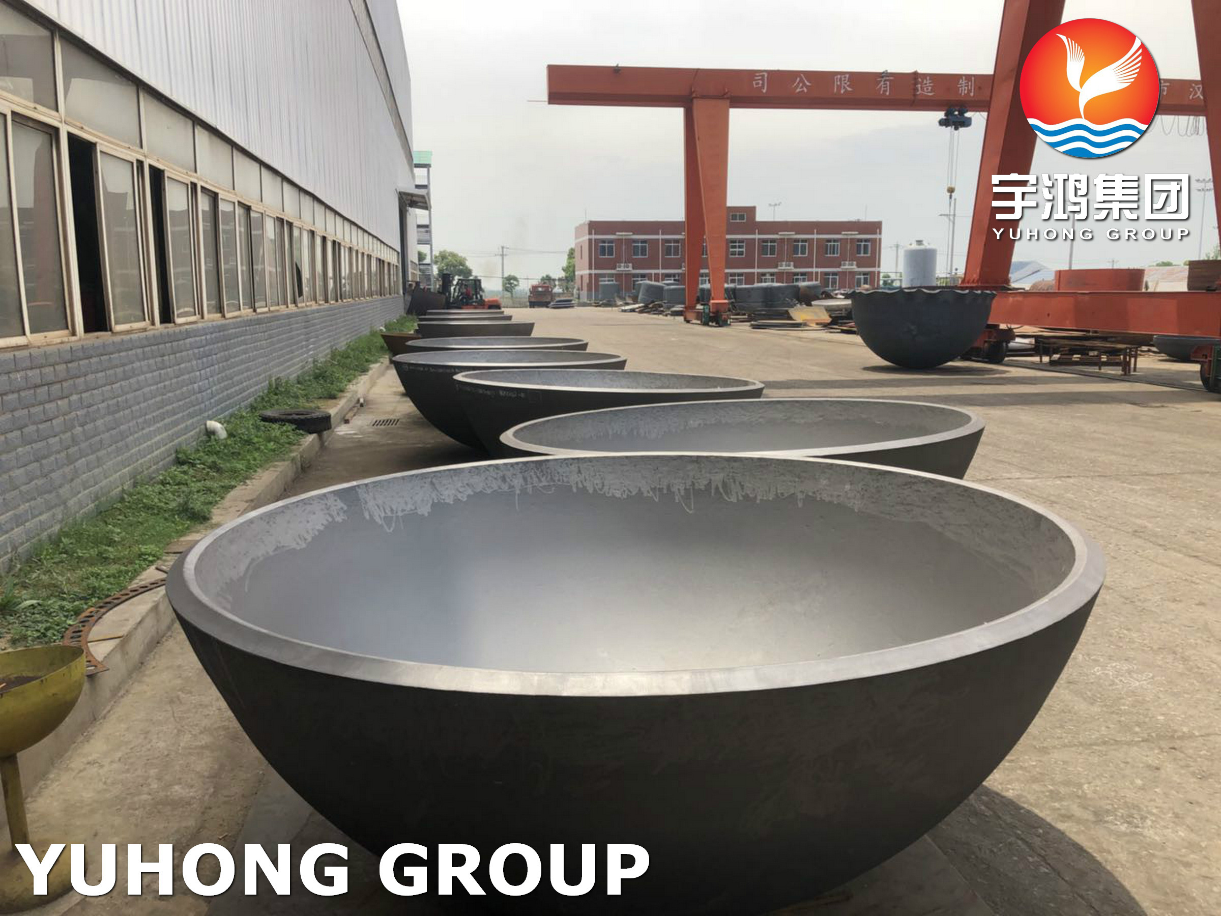 Asme Sa240 321 Stainless Steel Pressure Vessel Dished Head / Dish End For Shell & Tube Heat Exchanger