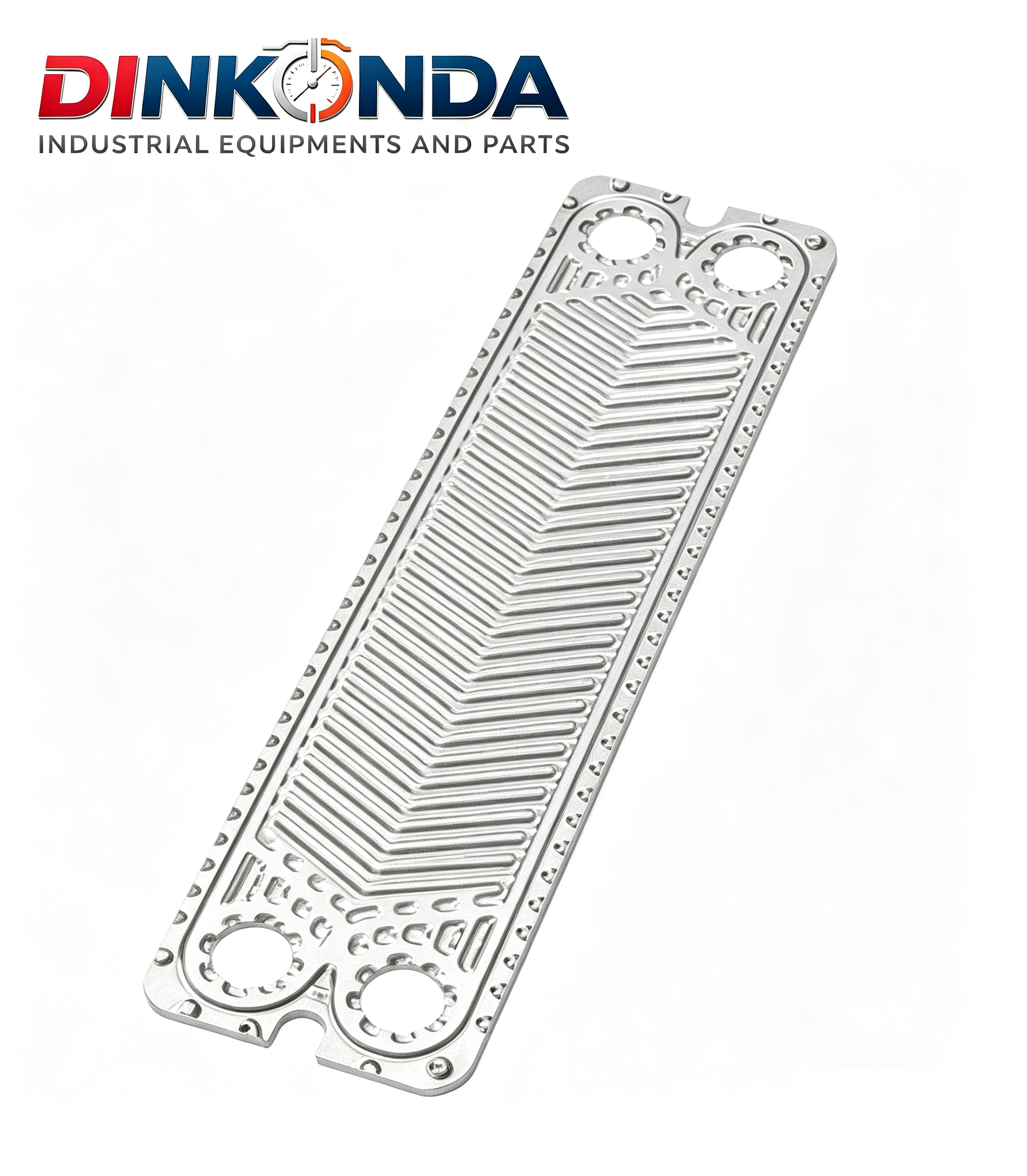 DINKONDA GLOBAL Power Plants Special SUS304/316L, 2205/2507 Dual Phase Steel, TA1 Material GEA Kelvion NT100T Plate Heat Exchanger Domestic Replacement Plate