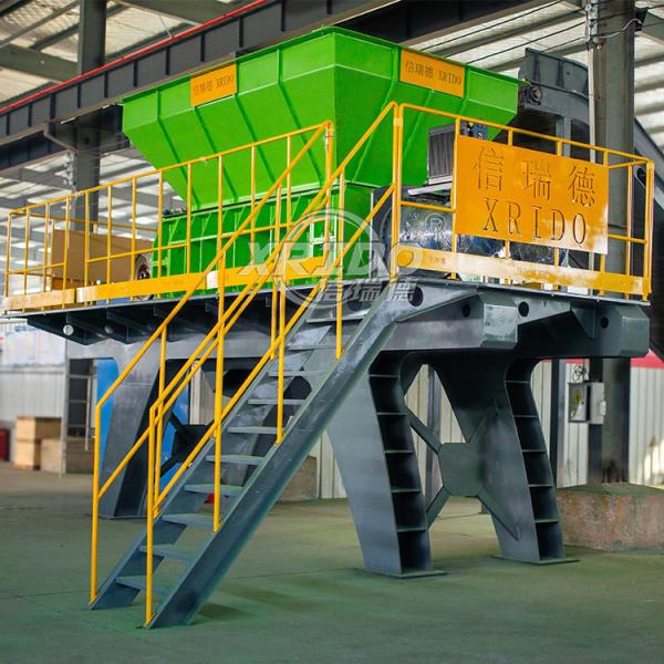 Car Bumpers Body Metal Shredder Copper Alloy Industrial Waste Shredder