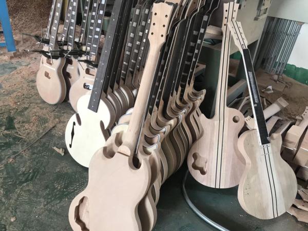 Custom 6 string electric guitar yellow tiger maple veneer rosewood fingerboard double rocking bridge free delivery