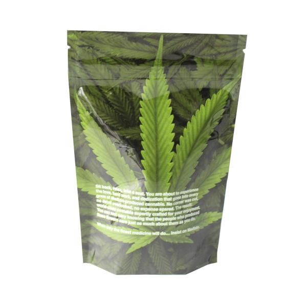 Custom logo smell proof mylar plastic food packaging bags