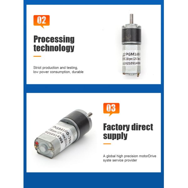 3-24V Planetary DC Geared Motor Explosion Proof For Cleaning Appliances