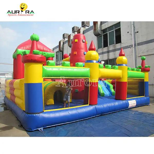 Amusement Park Inflatable Jumping Castle Indoor Outdoor Bounce House CE EN14960