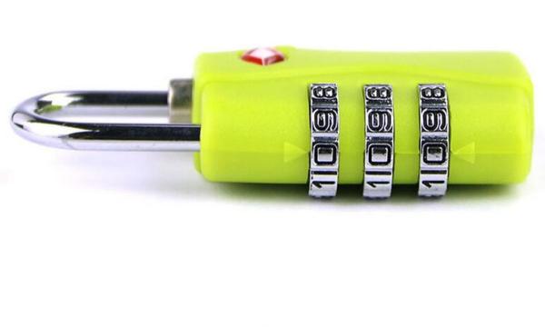 blue lock PC material TSA travel lock& Fashion Design Tsa Luggage Lock& Tsa Bag Number Lock